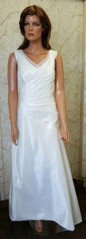 simple modest wedding gown